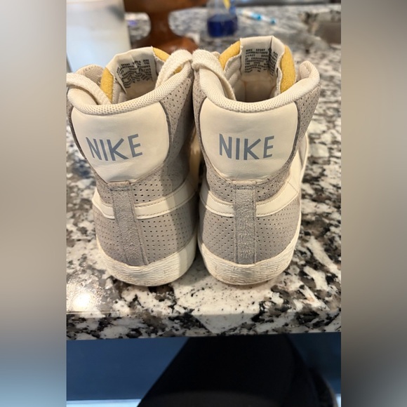 Nike Blazer ‘77 Gray Suede High-Top Sneakers - Picture 3 of 5